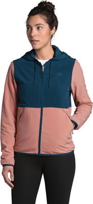 The North Face Women's Mountain Sweatshirt Hoodie 3.0 - Medium - Blue Wing Teal / Pink Clay