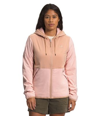 The North Face Women's Mountain Sweatshirt Hoodie 3.0 - Medium - Cafe Creme / Evening Sand Pink