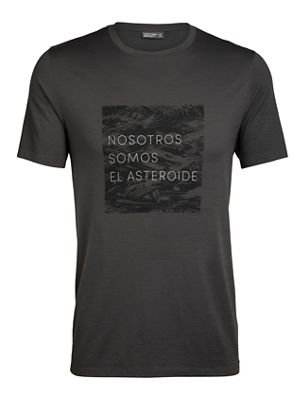 Icebreaker Men's Nature Dye 200 SS Crewe - Asteroid Spanish - Small - Ash product image