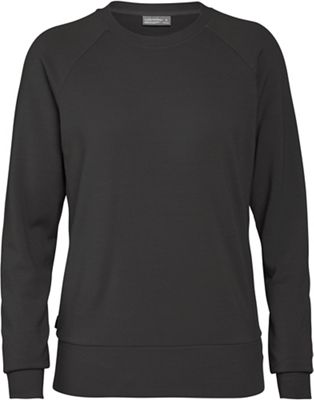 Icebreaker Women's Nature Dye Helliers LS Crewe - Small - Ash product image