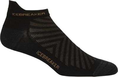 Icebreaker Men's Run+ Ultralight Micro Sock - Medium - Black product image