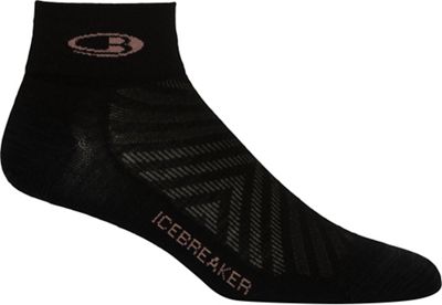Icebreaker Women's Run+ Ultralight Mini Sock - Medium - Black product image