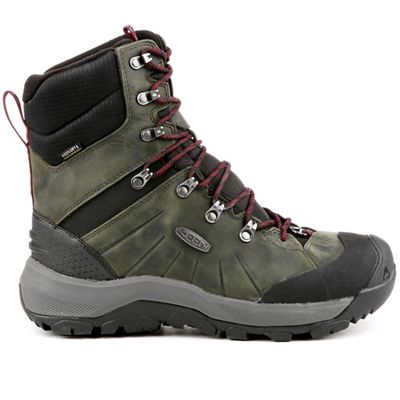 KEEN Men's Revel IV High Polar Boot - 10.5 - Magnet / Red Carpet product image
