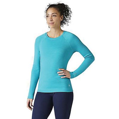 Smartwool Women's Classic Thermal Merino Base Layer Crew - Medium - Capri Blue Heather product image