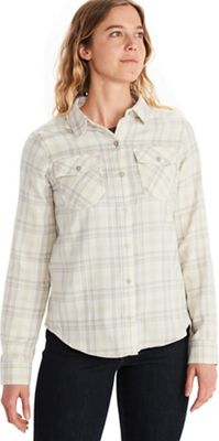 Marmot Women's Bridget Midweight LS Flannel Shirt - Large - Papyrus product image