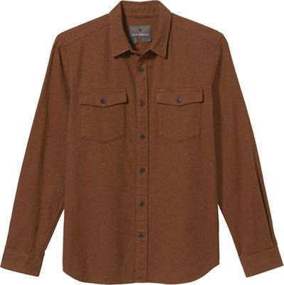 Royal Robbins Men's Bristol Organic Cotton Twill LS - Large - Red Rock product image