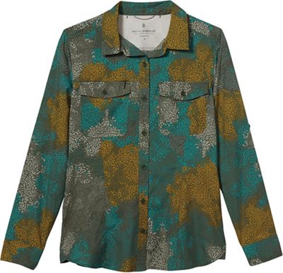 Royal Robbins Women's Expedition Print LS Shirt - XS - Bayleaf Print product image