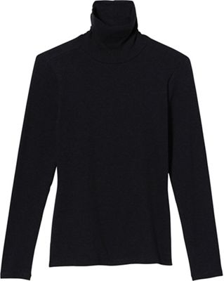 Royal Robbins Women's Kickback Turtleneck - XL - Jet Black Heather product image
