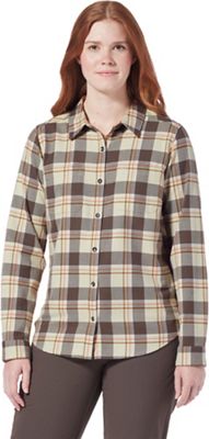 Royal Robbins Women's Lieback Organic Cottle LS Flannel - Small - Everglade Timber Cove Pld product image