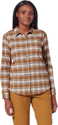 Royal Robbins Women's Thermotech Flannel - Small - Ivory Jura Pld product image