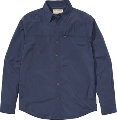 ExOfficio Men's BugsAway Panamint LS Shirt - Large - Navy product image