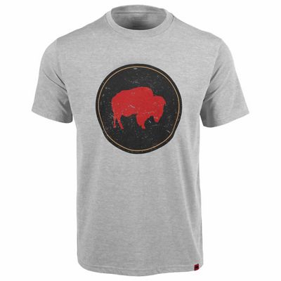 Mountain Khakis Men's Bison Patch T-Shirt - Medium - Heather Grey product image