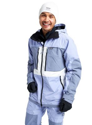 Burton Men's Frostner Jacket - XL - Foxglove Violet / Folkstone Grey / Stout White product image