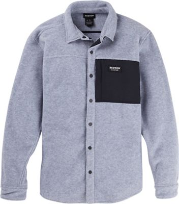 Burton Men's Hearth Fleece Shirt - Small - Grey Heather product image