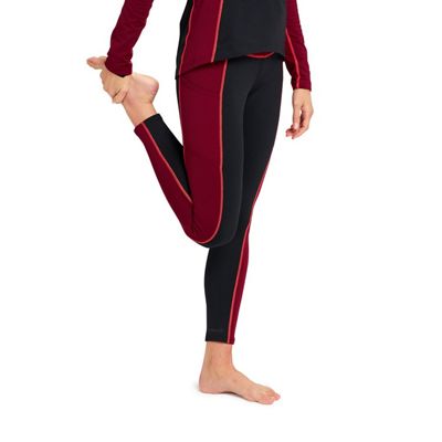 Burton Women's Heavyweight X Base Layer Pant - Small - Mulled Berry / True Black product image