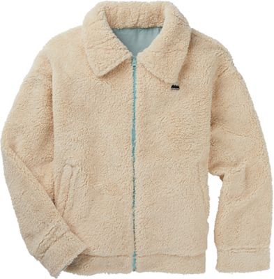 Burton Women's Lynx Full-Zip Reversible Fleece Jacket - Large - Creme Brulee / Ether Blue product image