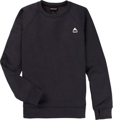 Burton Women's Oak Crewneck Fleece Top - Small - True Black Heather product image
