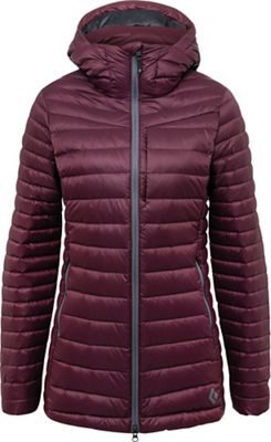 Size S Black Diamond Women's Access Down Parka -- Bordeaux