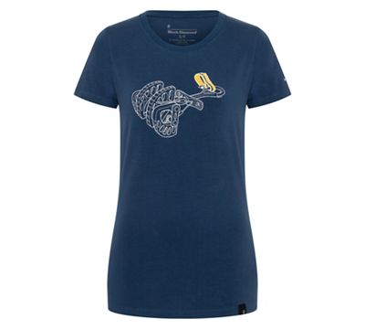 Black Diamond Women's Cam Tee - Small - Ink Blue product image