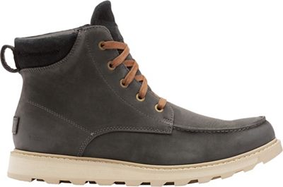 SOREL Madson II Moc Toe Waterproof Boot in Coal at Nordstrom, Size 10