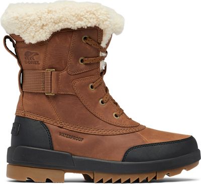 Size 9 SOREL Tivoli&trade; Parc Waterproof Genuine Shearling Collar Winter Boot in Velvet Tan