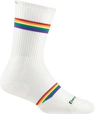 Darn Tough Women's Prism  Crew Light Cushion Sock - Small - White product image