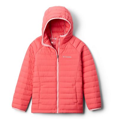 Columbia Girls' Powder Lite Hooded Jacket - XL - Bright Geranium product image
