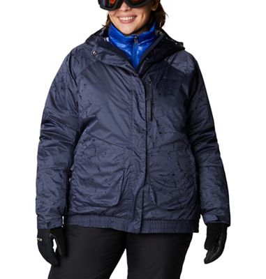 Columbia Women's Tracked Out Interchange Jacket - Medium - Dark Nocturnal / Lapis Blue Jacquard product image