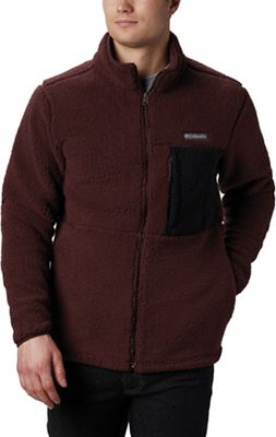 Columbia Men's Mountainside Heavyweight Fleece Jacket - Small - Red Lodge / Black product image