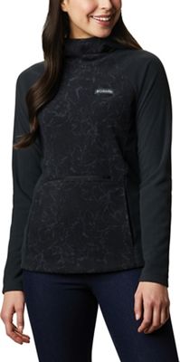 Columbia Women's All Peak Hooded Fleece Top - Large - Black / Brushstroke Floral Print product image