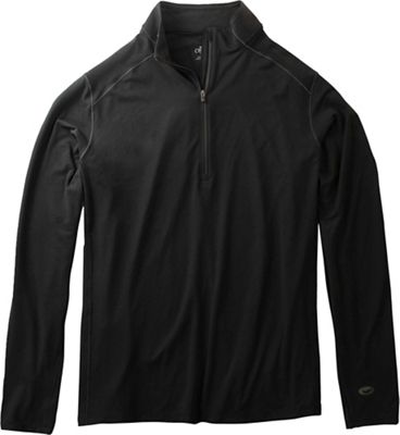 Hot Chillys Men's Clima Trek Zip T - Small - Black product image