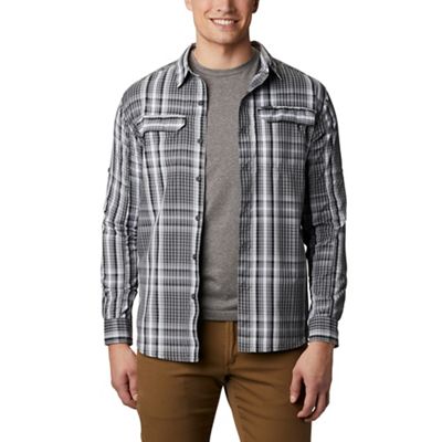 Columbia Men's Silver Ridge 2.0 Plaid LS Shirt - Medium - City Grey Multi Plaid product image