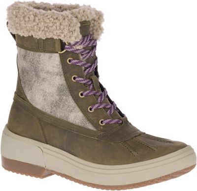 Merrell Women's Haven Mid Lace Polar Waterproof Boot - 6.5 - Olive product image