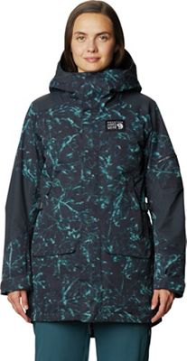 Mountain Hardwear Women's Firefall/2 Insulated Parka - XS - Dark Storm Glitch Print product image