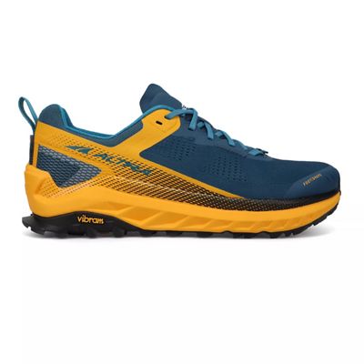 Altra Mens Olympus 4 Shoe - 8 - Blue - 6602599 - Outdoors The Altra Mens Olympus 4 Shoe is a zero drop trail sku 6602599