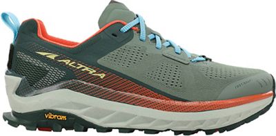 Altra Mens Olympus 4 Shoe - 12 - Green / Orange - 6603294 - Outdoors The Altra Mens Olympus 4 Shoe is a zero drop trail sku 6603294
