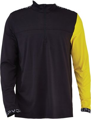 Spyder Men's Orion Zip T Neck Top - Small - Black product image