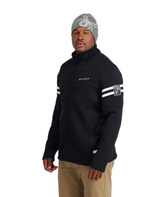 Spyder Men's Wengen Encore Full Zip Fleece Jacket - Medium - Black product image