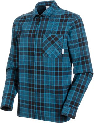 Mammut Men's Tamaro LS Shirt - XL - Sapphire/Black product image