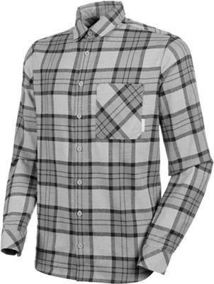 Mammut Men's Trovat LS Shirt - Small - Granit/Titanium product image