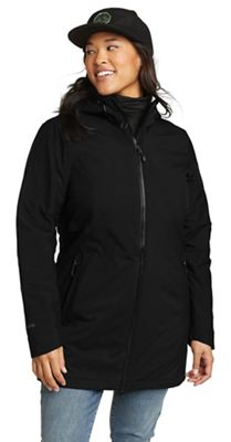 Eddie Bauer Women's Cloud Cap Stretch Insulated Trench - XS - Black product image