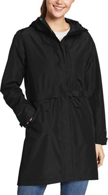Eddie Bauer Women's Rainfoil Trench - Small - Black product image