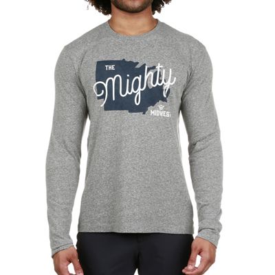 Moosejaw Men's Fried Mush LS Tee - Large - Heather Grey product image