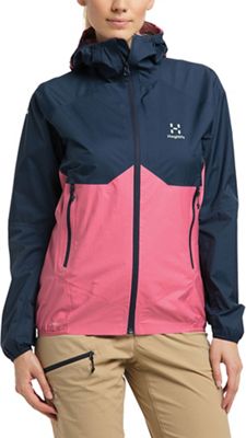 Haglofs Women's L.I.M Proof Multi Jacket - Small - Tarn Blue / Tulip Pink product image