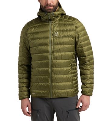Haglofs Men's Roc Down Hoodie - Medium - Olive Green product image