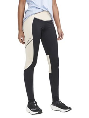 Craft Sportswear Women's ADV Essence Warm Tight - Small - Black / Ecru product image