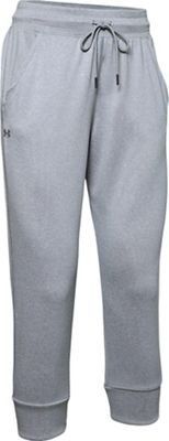 Under Armour Women's UA Play UP Tech Capri - Small - Steel Light Heather / Metallic Silver product image