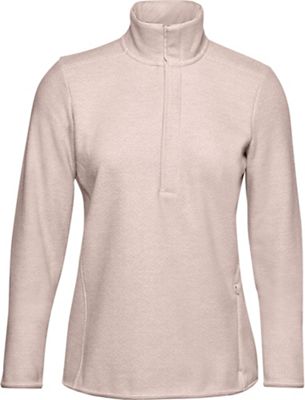 Under Armour Women's UA Wintersweet Grid 1/2 Top - Large - Desert Rose / Desert Rose product image