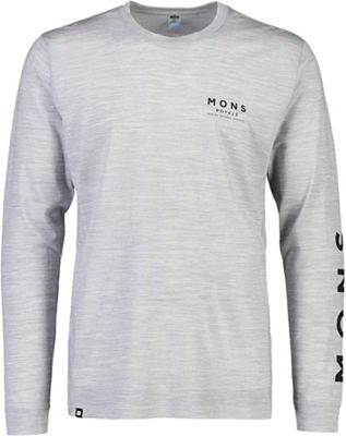 Mons Royale Men's Icon LS T-Shirt - Medium - Grey Marl product image