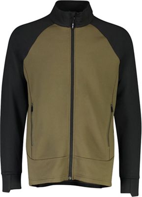 Mons Royale Men's Nevis Wool Fleece Jacket - Small - Canteen/Black product image